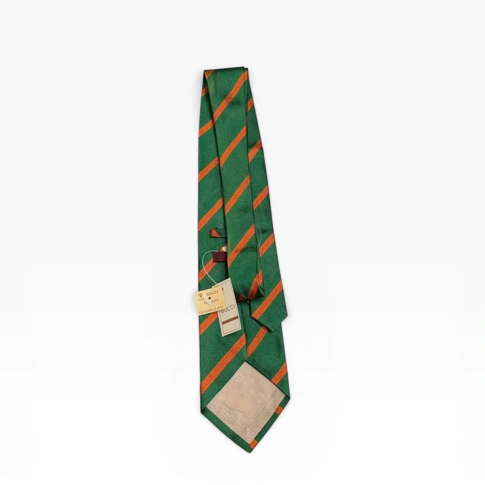 Gucci nwt vintage green and red tie rare
